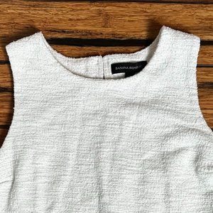 White Boucle Shell Sleeveless Blouse, Banana Republic